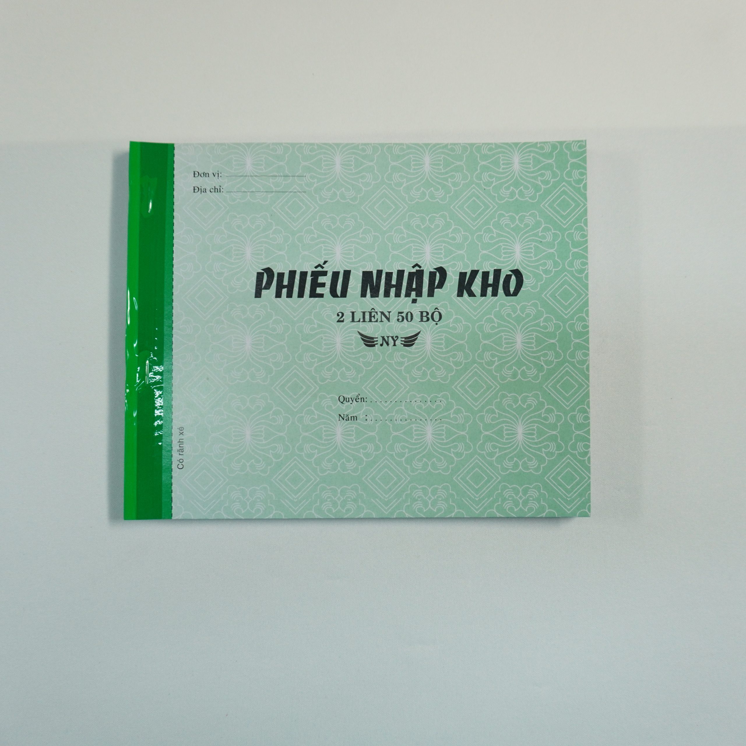 Phiếu nhập kho 2 liên A5